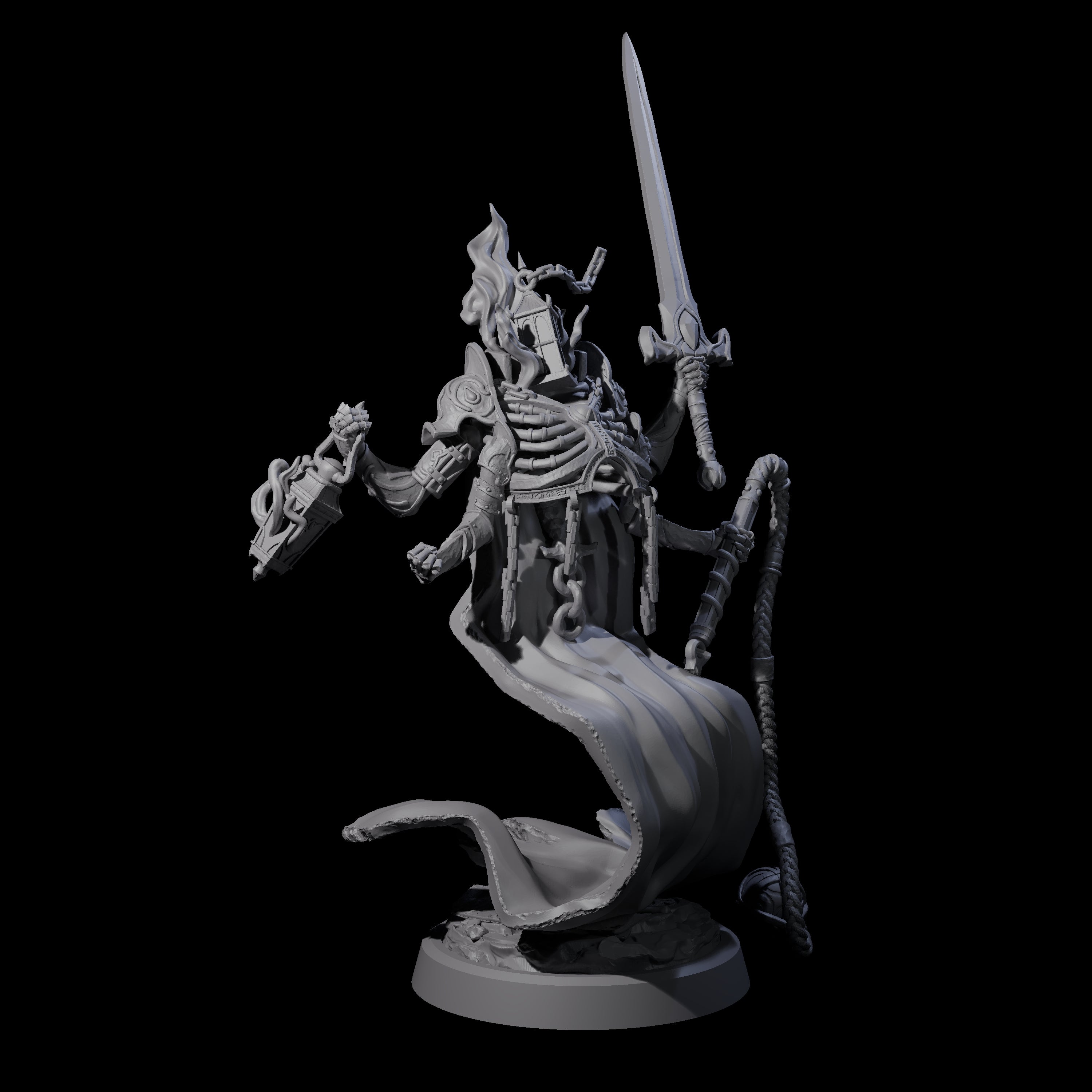 Attendant Ossuary Theurge C Miniature for Dungeons and Dragons, Pathfinder or other TTRPGs