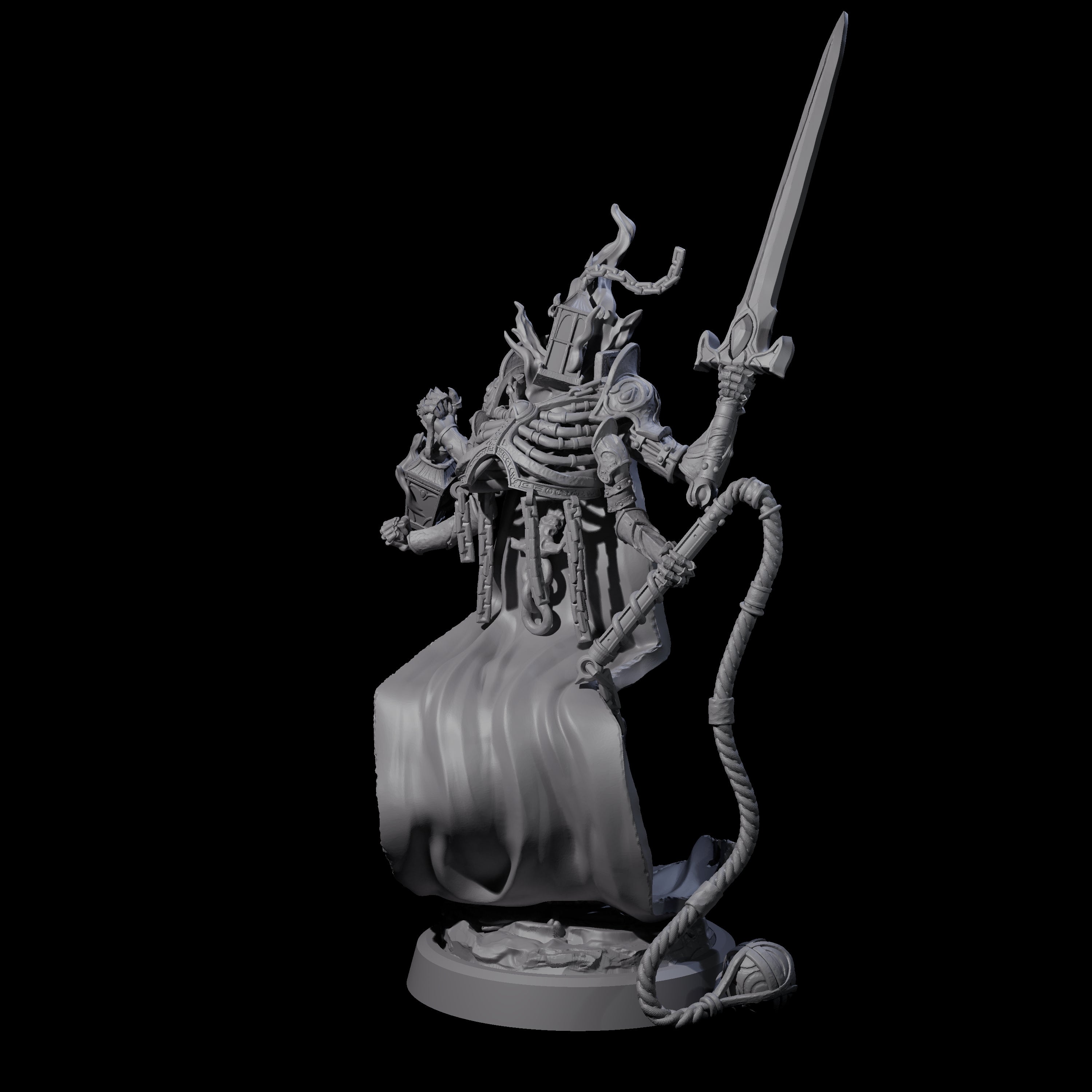 Attendant Ossuary Theurge C Miniature for Dungeons and Dragons, Pathfinder or other TTRPGs