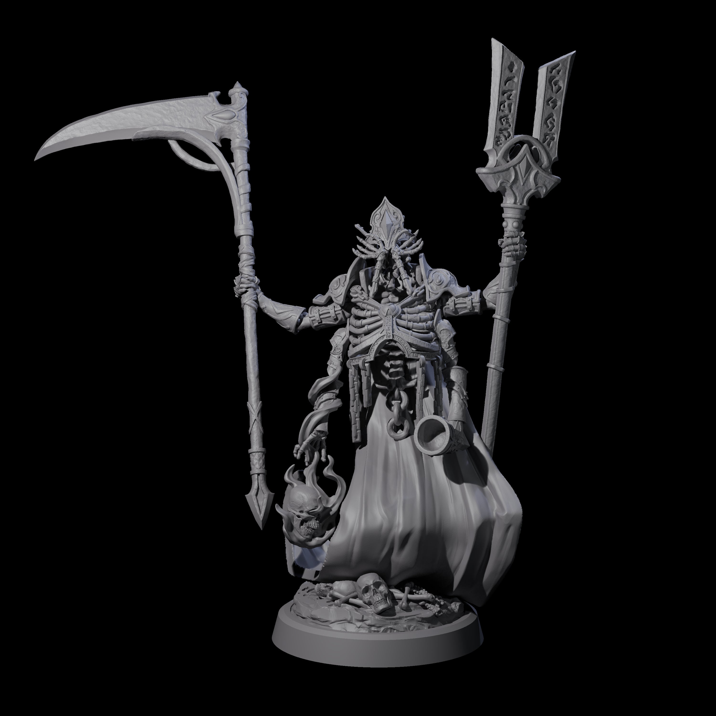 Attendant Ossuary Theurge D Miniature for Dungeons and Dragons, Pathfinder or other TTRPGs