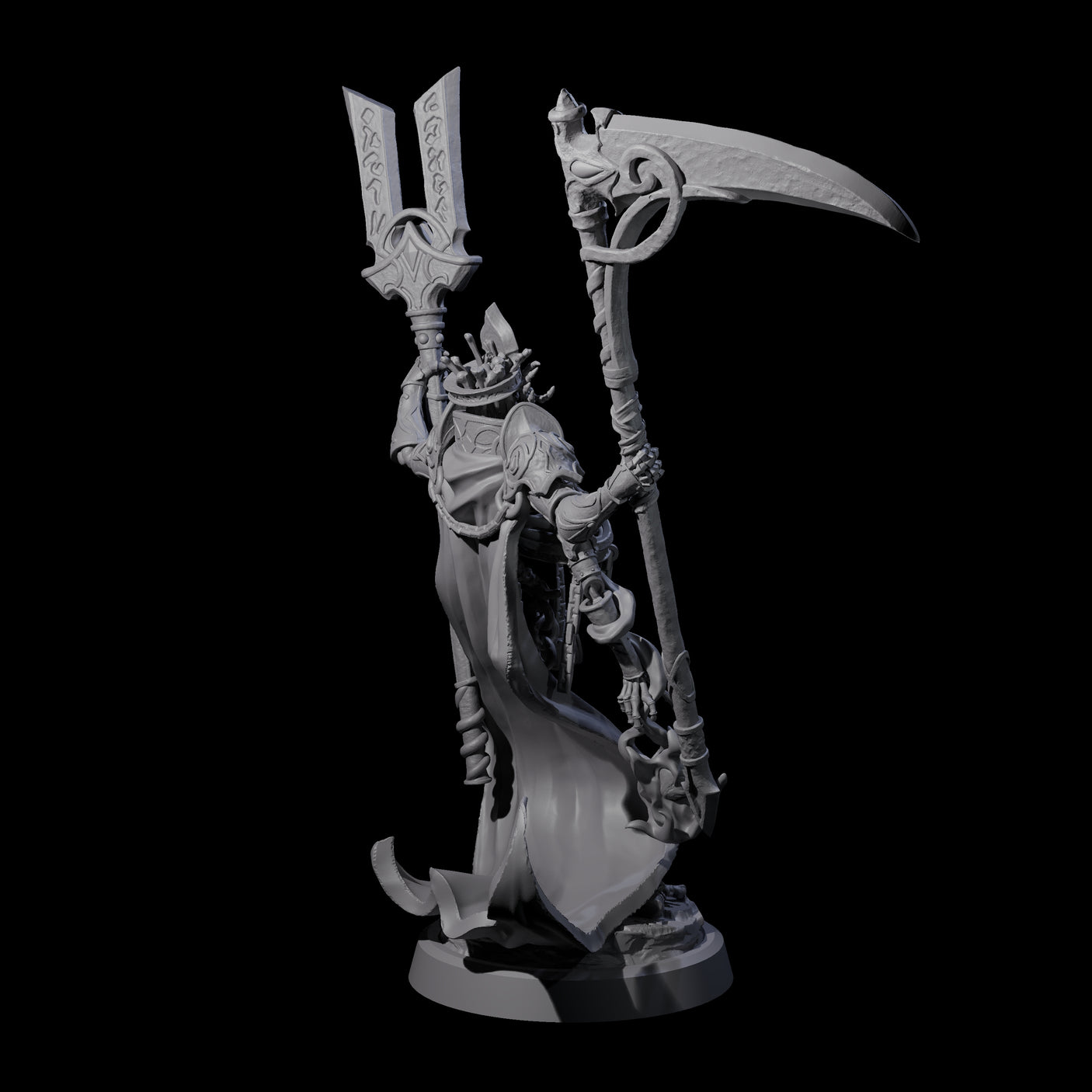 Attendant Ossuary Theurge D Miniature for Dungeons and Dragons, Pathfinder or other TTRPGs