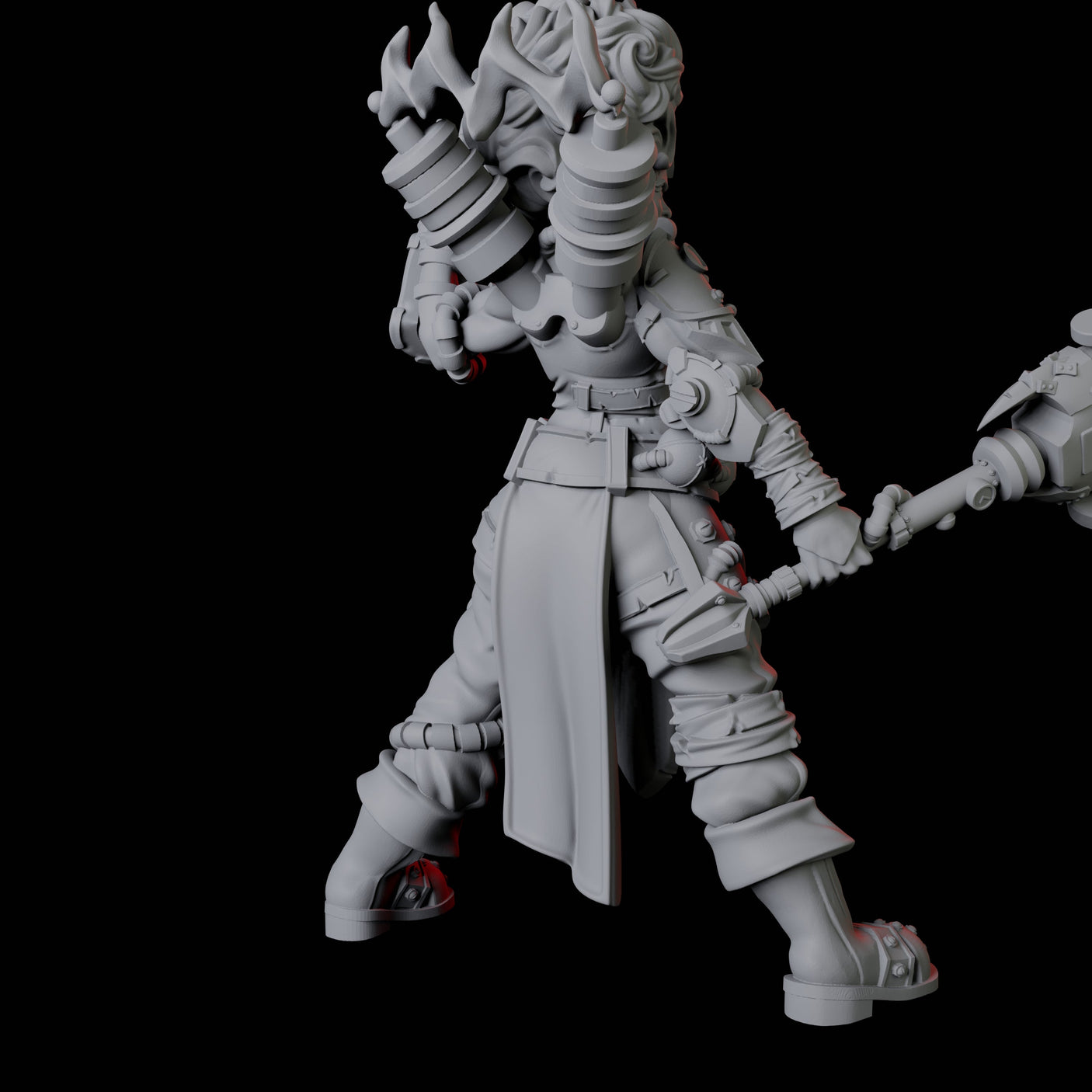 Augmented Artificer A Miniature for Dungeons and Dragons, Pathfinder or other TTRPGs
