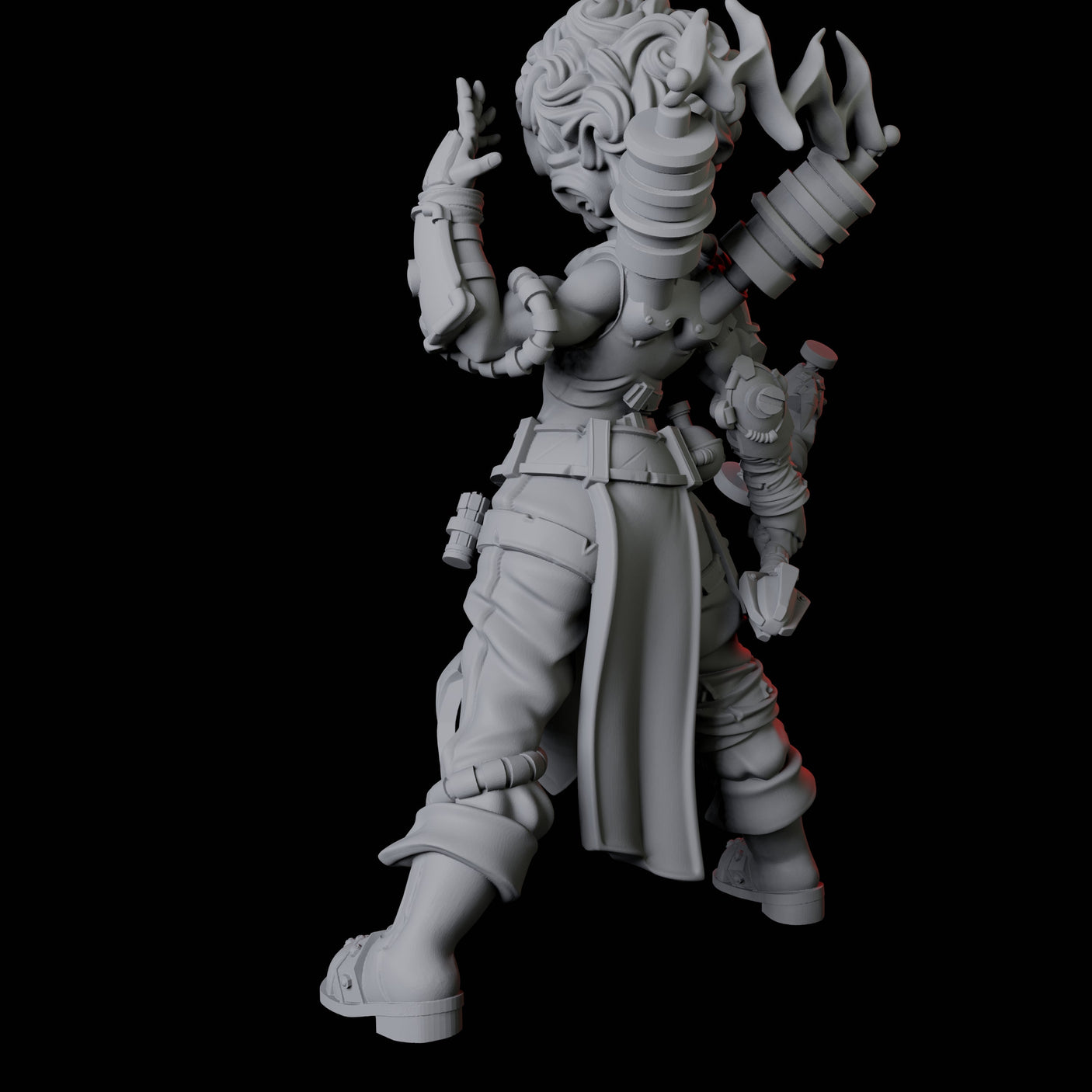 Augmented Artificer A Miniature for Dungeons and Dragons, Pathfinder or other TTRPGs
