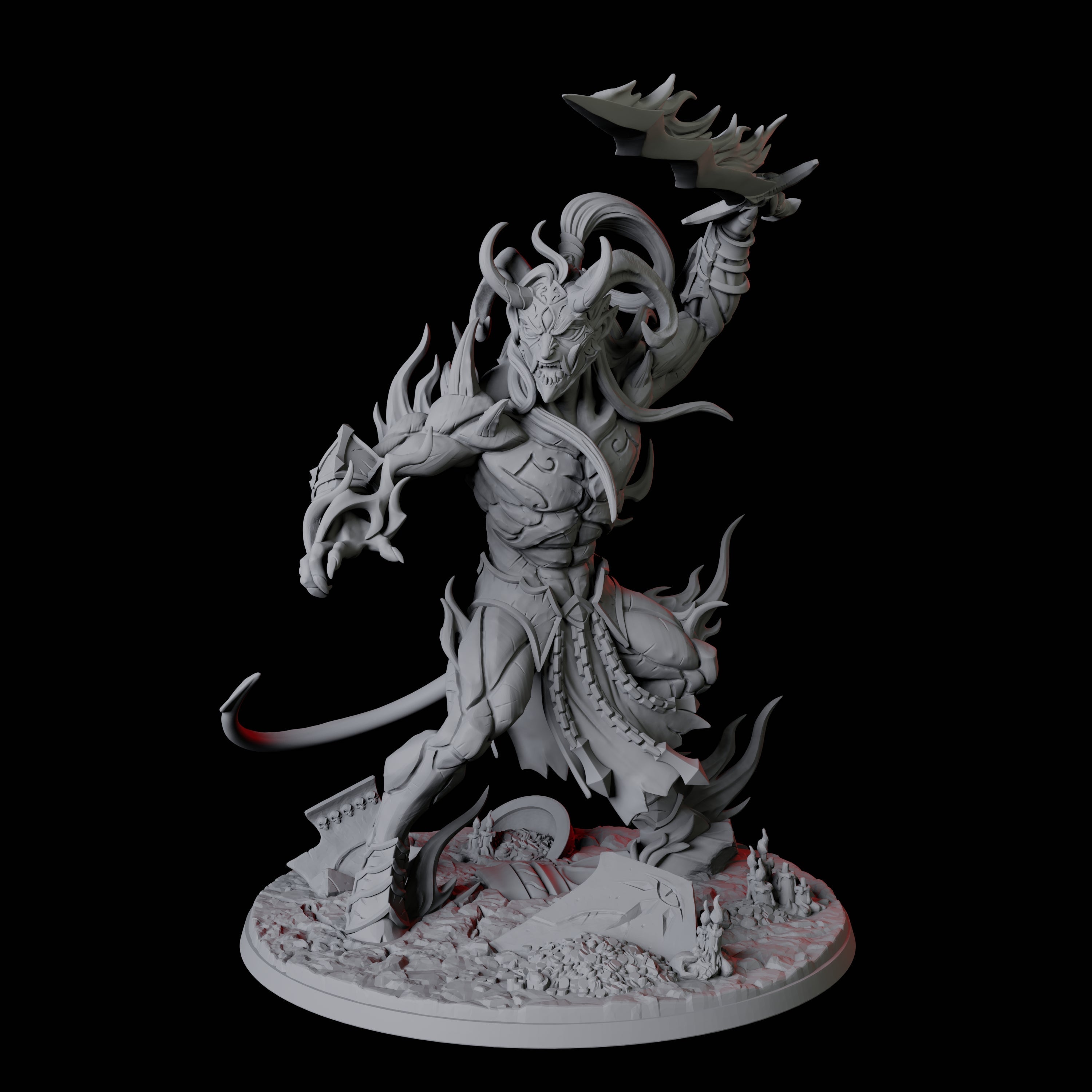 Avatar of Asmodeus Miniature for Dungeons and Dragons, Pathfinder or other TTRPGs