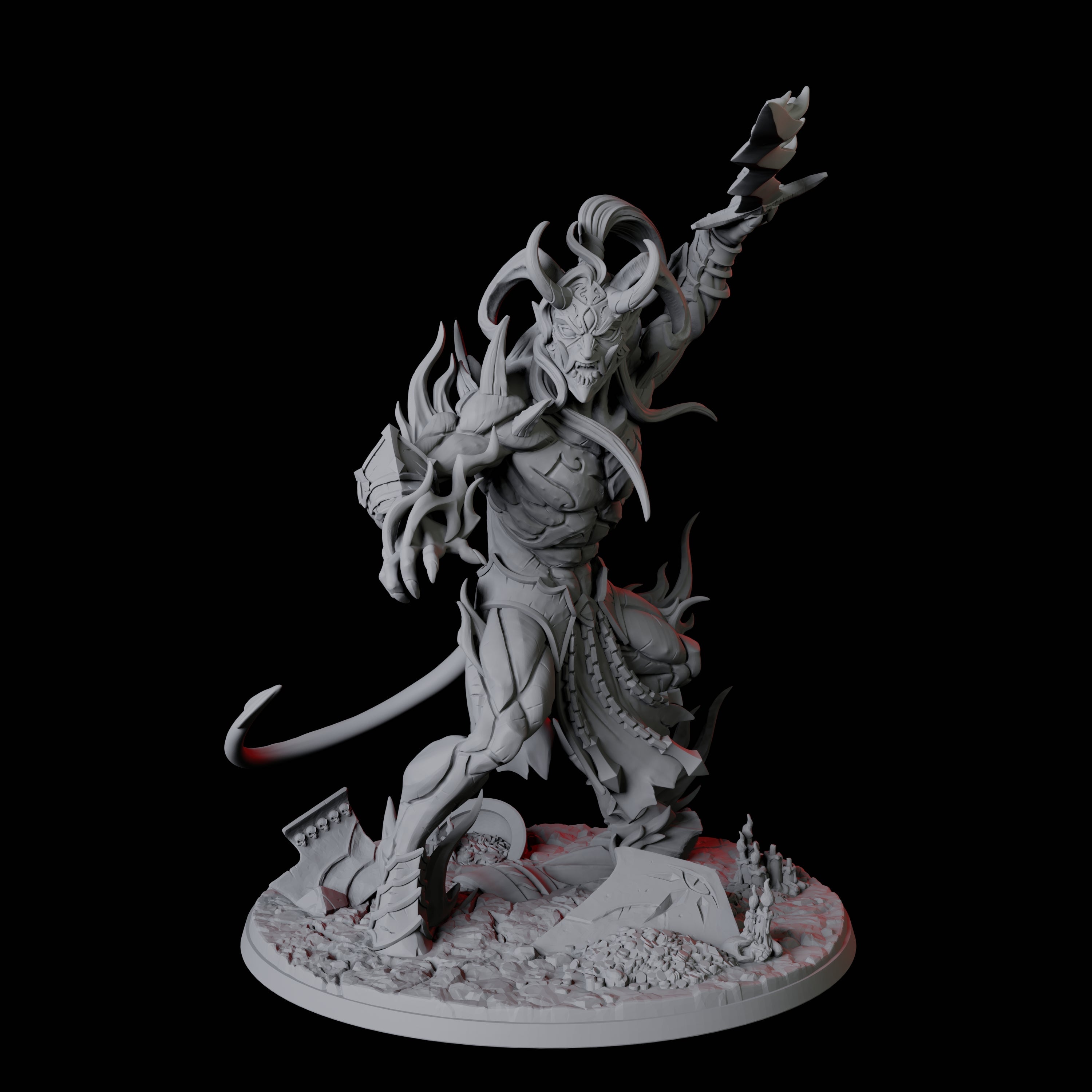 Avatar of Asmodeus Miniature for Dungeons and Dragons, Pathfinder or other TTRPGs