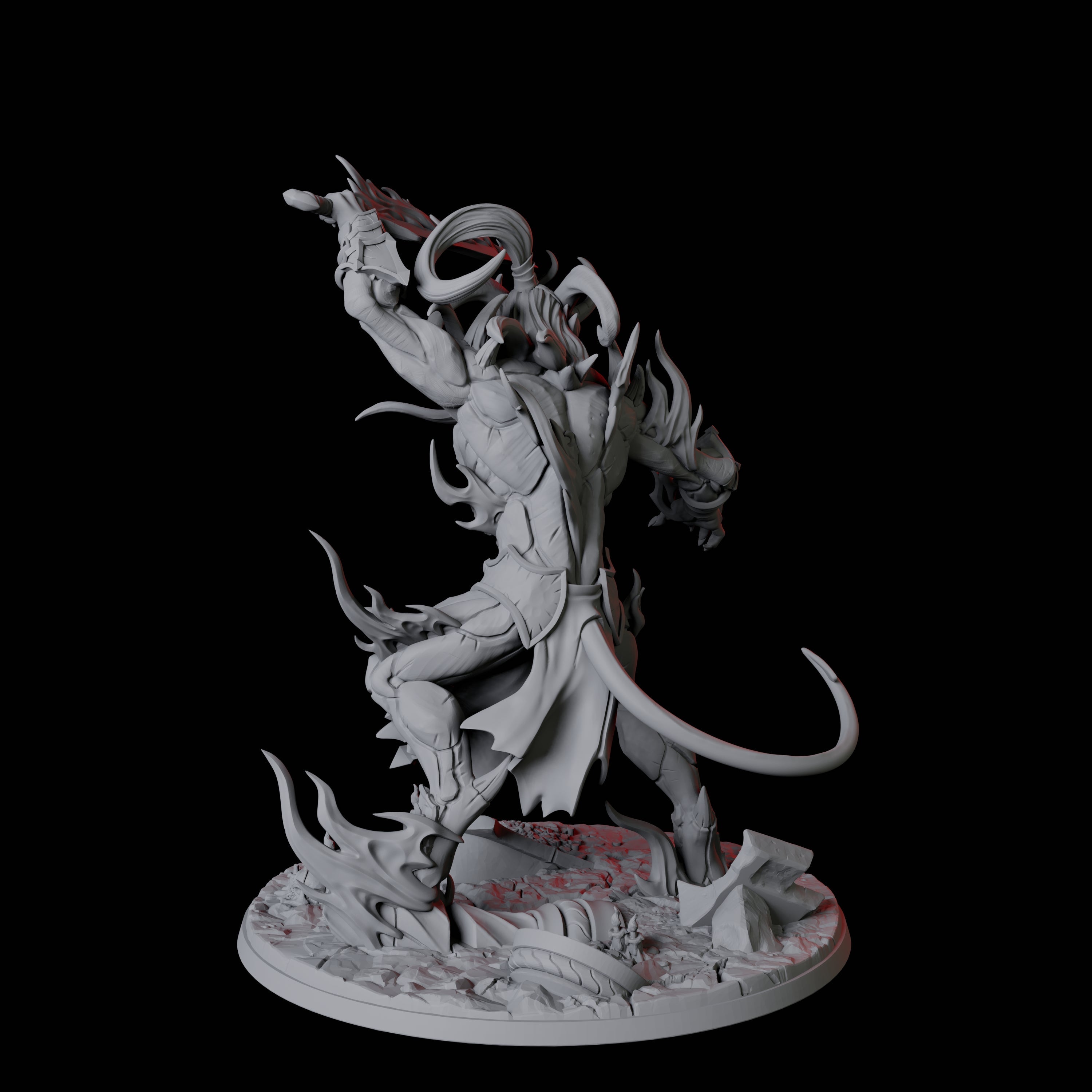 Avatar of Asmodeus Miniature for Dungeons and Dragons, Pathfinder or other TTRPGs