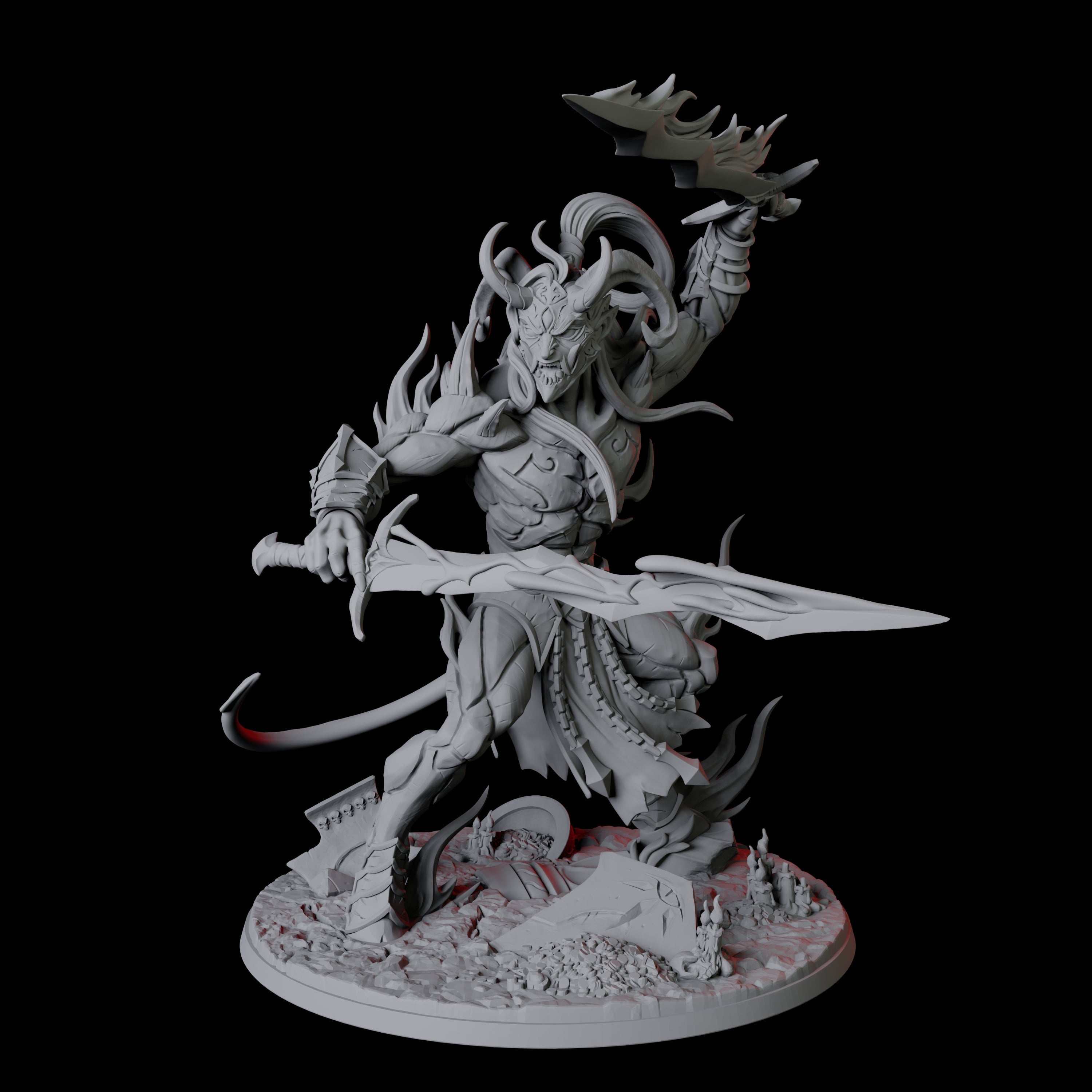 Avatar of Asmodeus Miniature for Dungeons and Dragons, Pathfinder or other TTRPGs