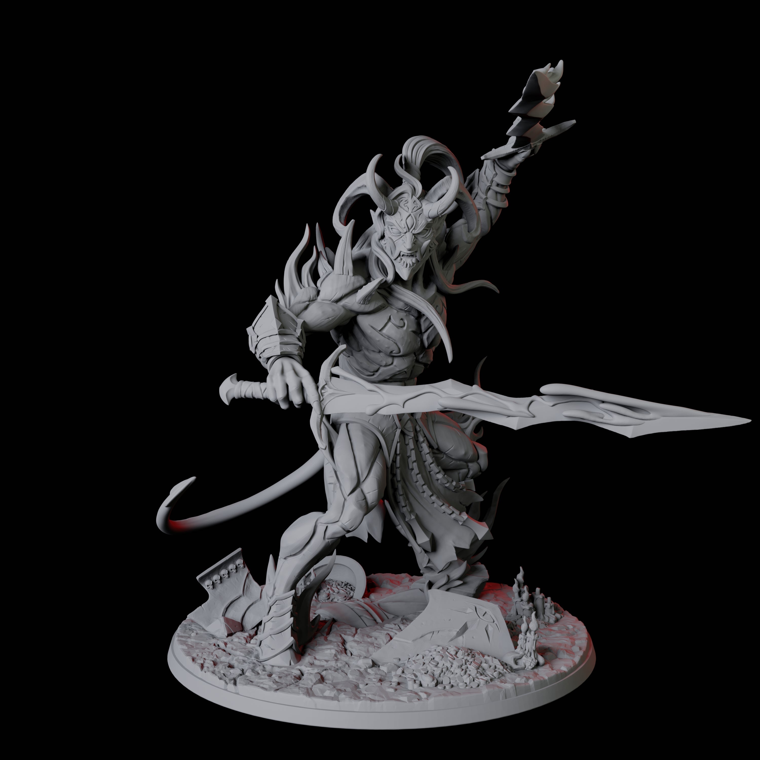 Avatar of Asmodeus Miniature for Dungeons and Dragons, Pathfinder or other TTRPGs