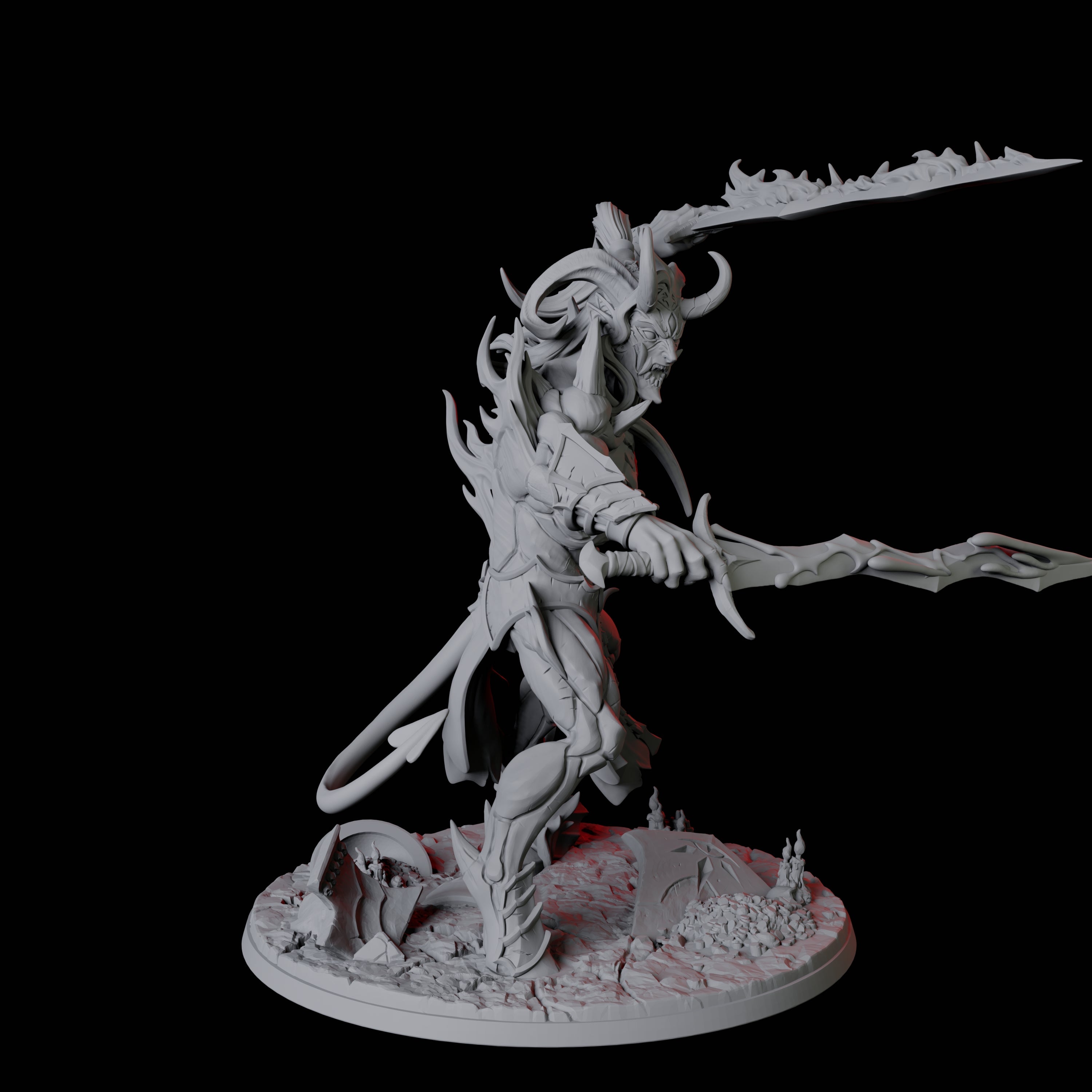 Avatar of Asmodeus Miniature for Dungeons and Dragons, Pathfinder or other TTRPGs