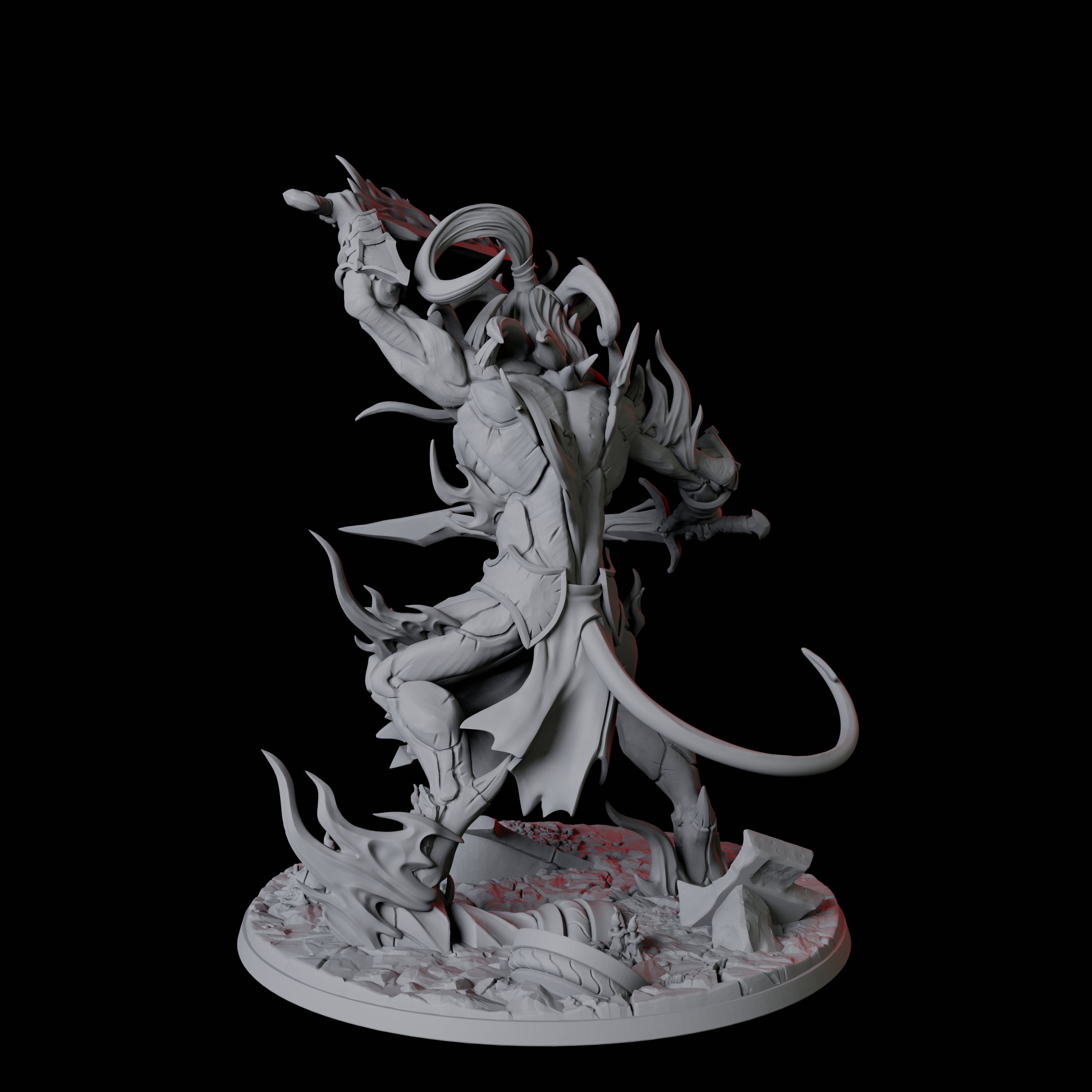 Avatar of Asmodeus Miniature for Dungeons and Dragons, Pathfinder or other TTRPGs