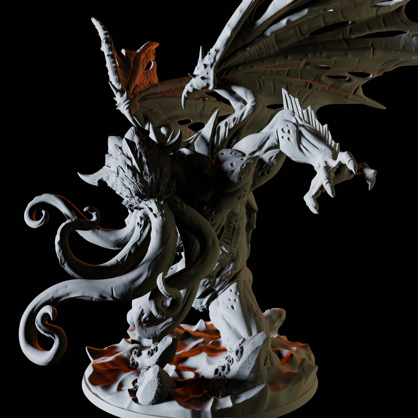 Avatar of Cthulhu Miniature for Dungeons and Dragons, Pathfinder or other TTRPGs