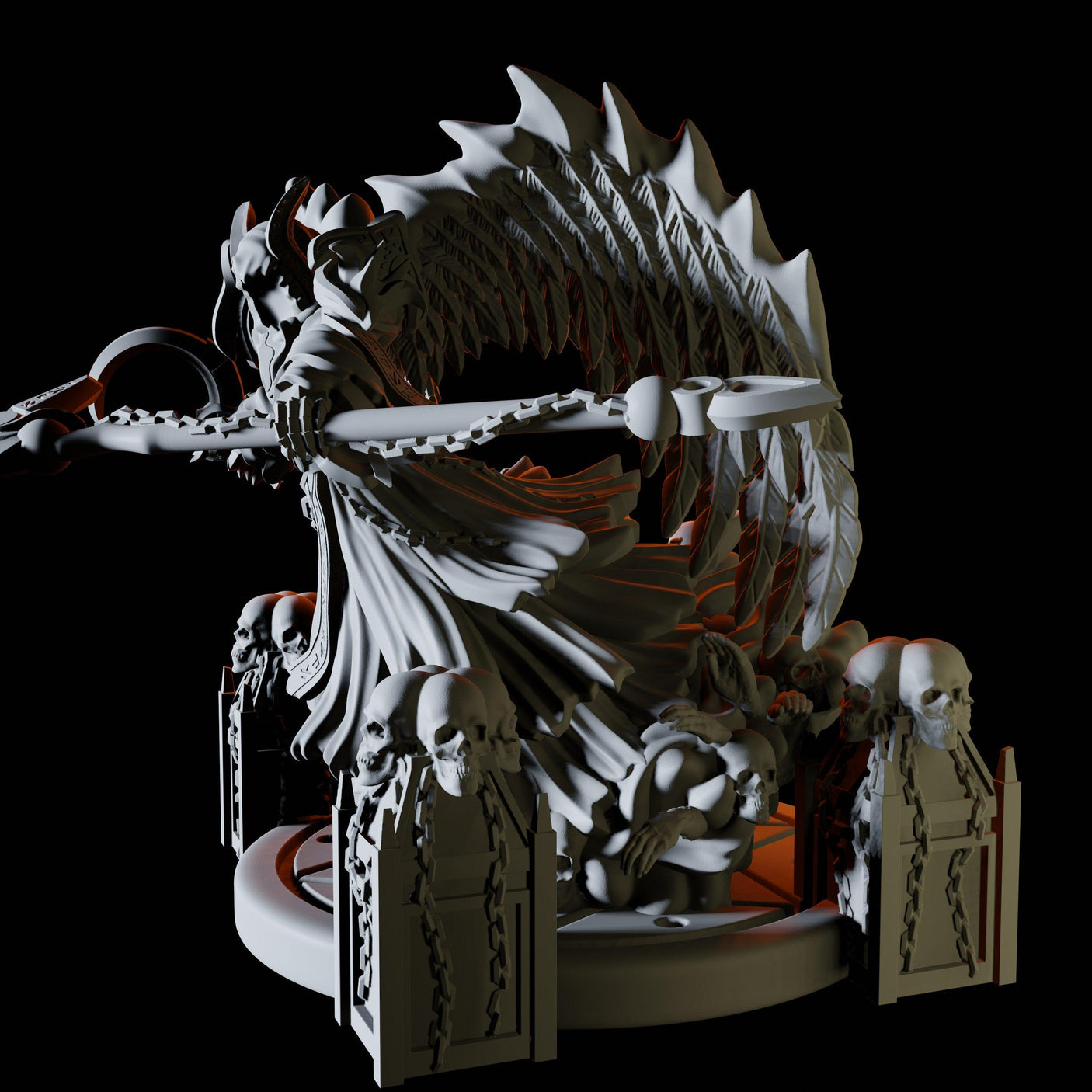 Avatar of Death Miniature for Dungeons and Dragons, Pathfinder or other TTRPGs
