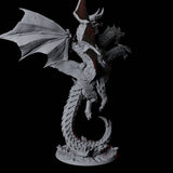 Avatar of Tiamat Miniature for Dungeons and Dragons, Pathfinder or other TTRPGs