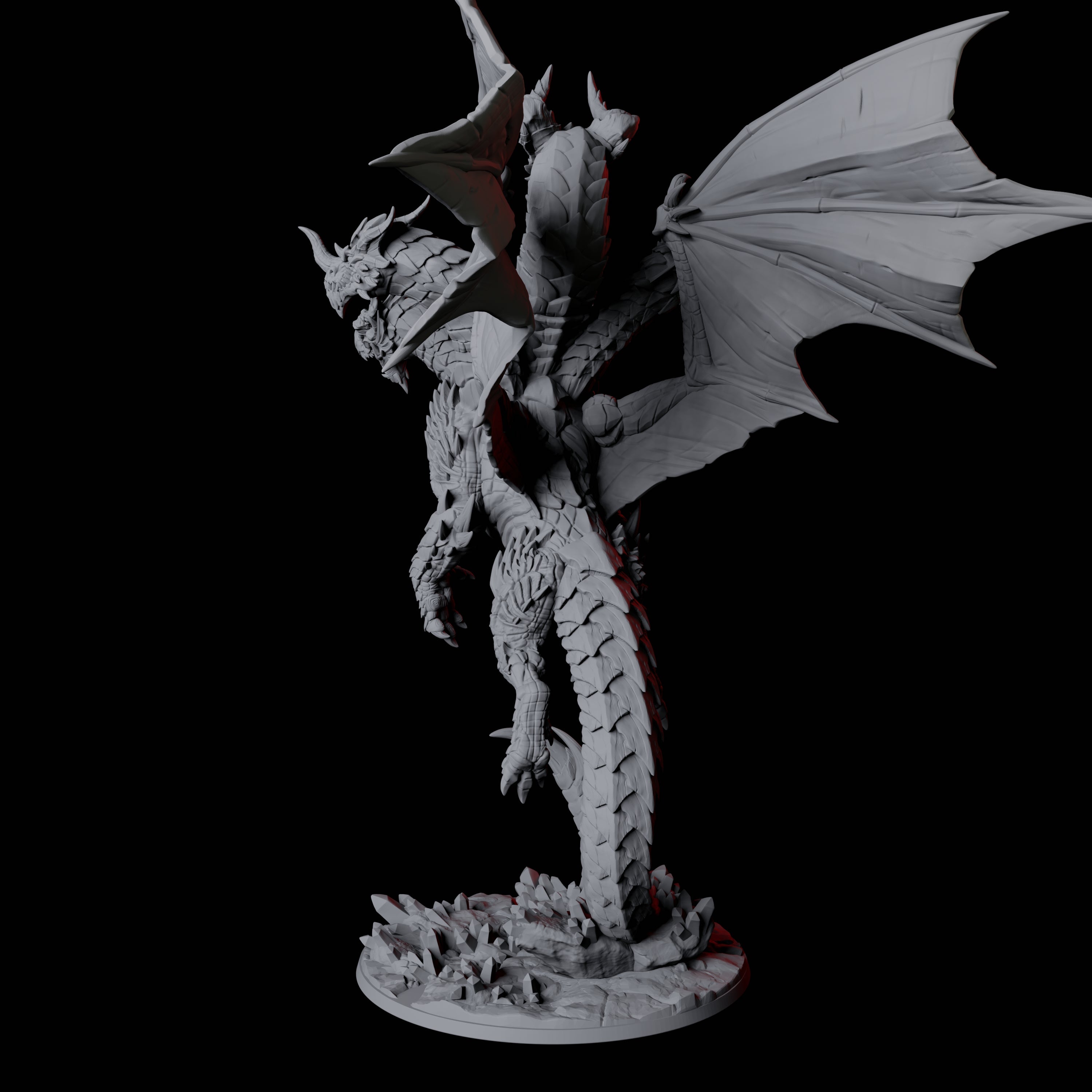 Avatar of Tiamat Miniature for Dungeons and Dragons, Pathfinder or other TTRPGs