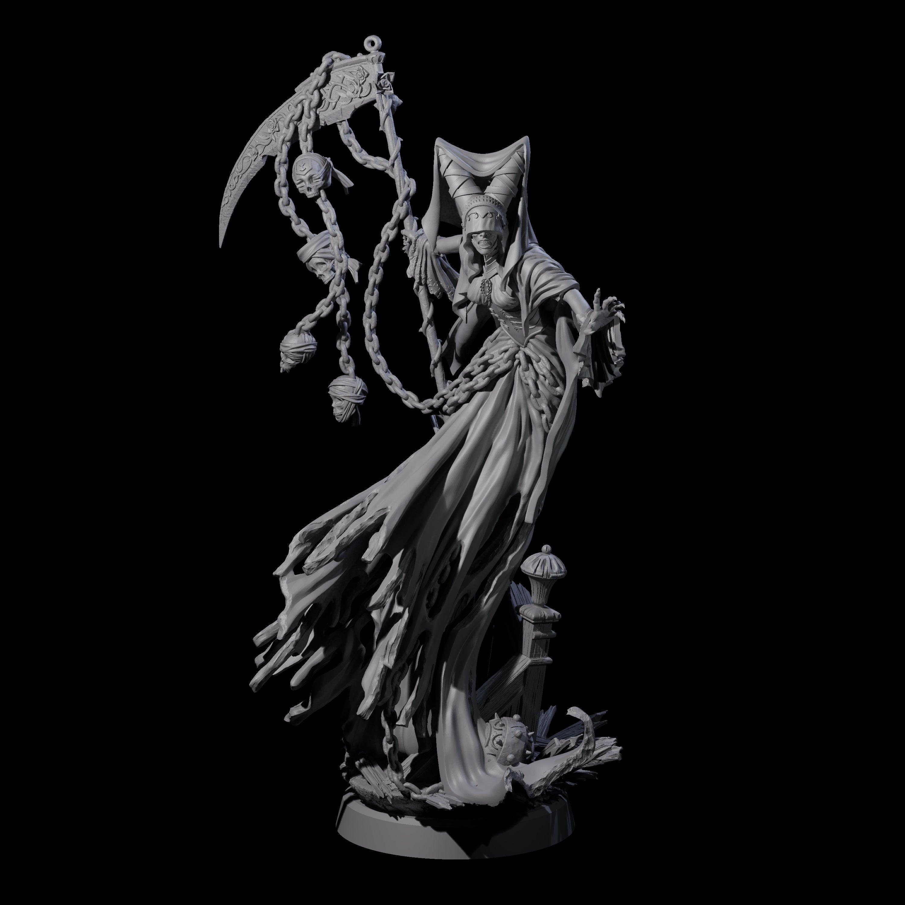 Avenging Mohrg Miniature for Dungeons and Dragons, Pathfinder or other TTRPGs