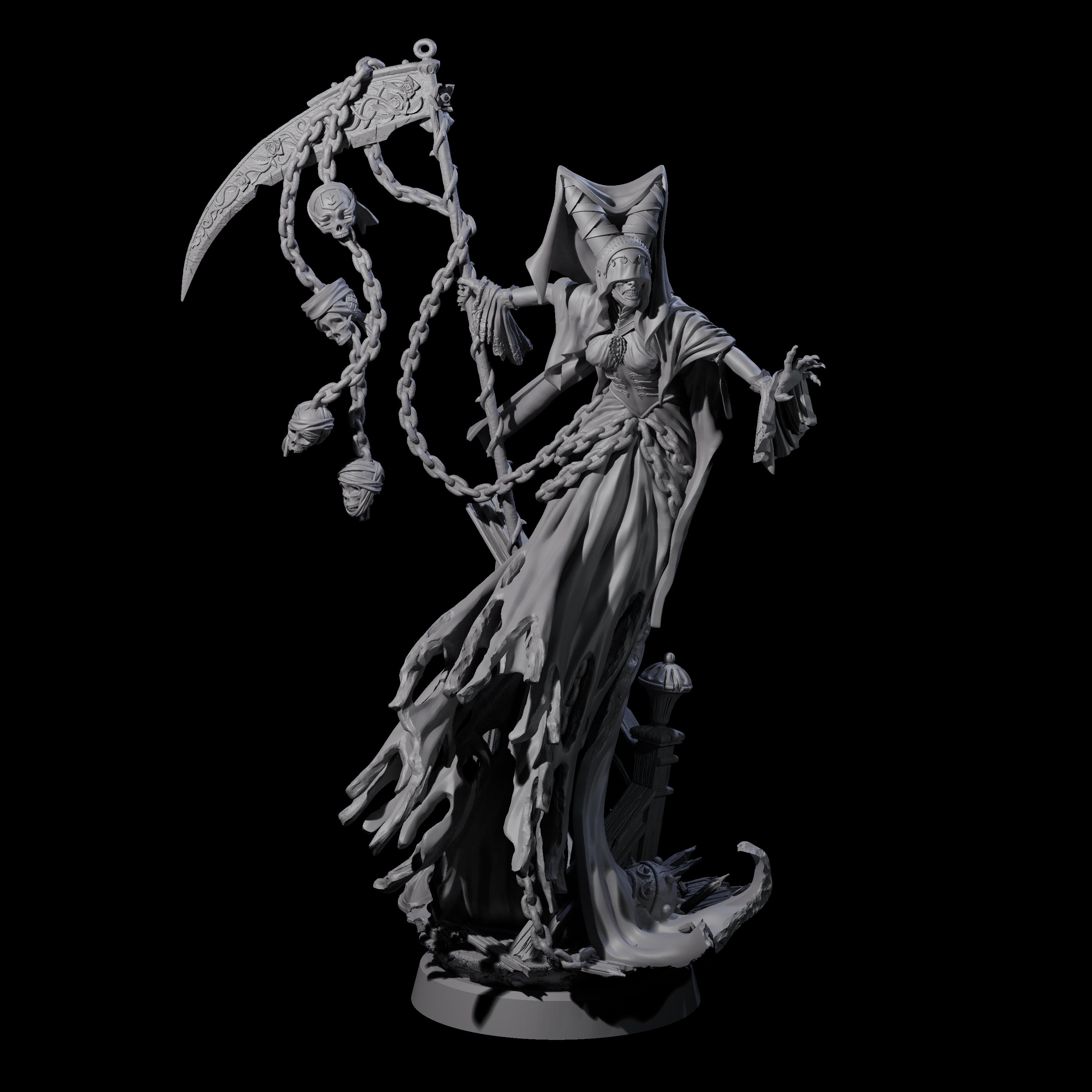 Avenging Mohrg Miniature for Dungeons and Dragons, Pathfinder or other TTRPGs