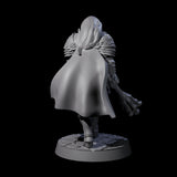 Awed Mace Fighter Miniature for Dungeons and Dragons, Pathfinder or other TTRPGs