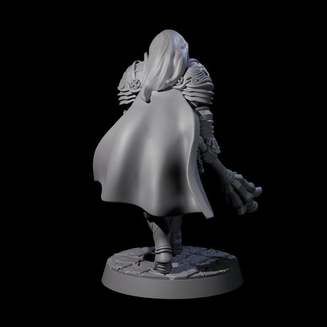 Awed Mace Fighter Miniature for Dungeons and Dragons, Pathfinder or other TTRPGs