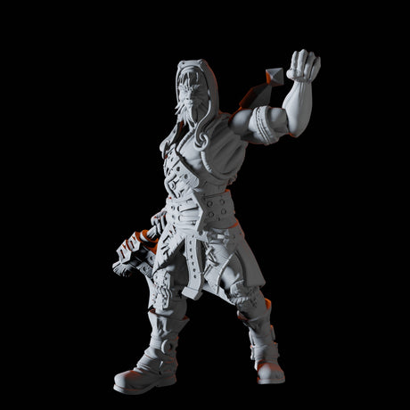 Axe Wielding Bandit Miniature for Dungeons and Dragons, Pathfinder or other TTRPGs