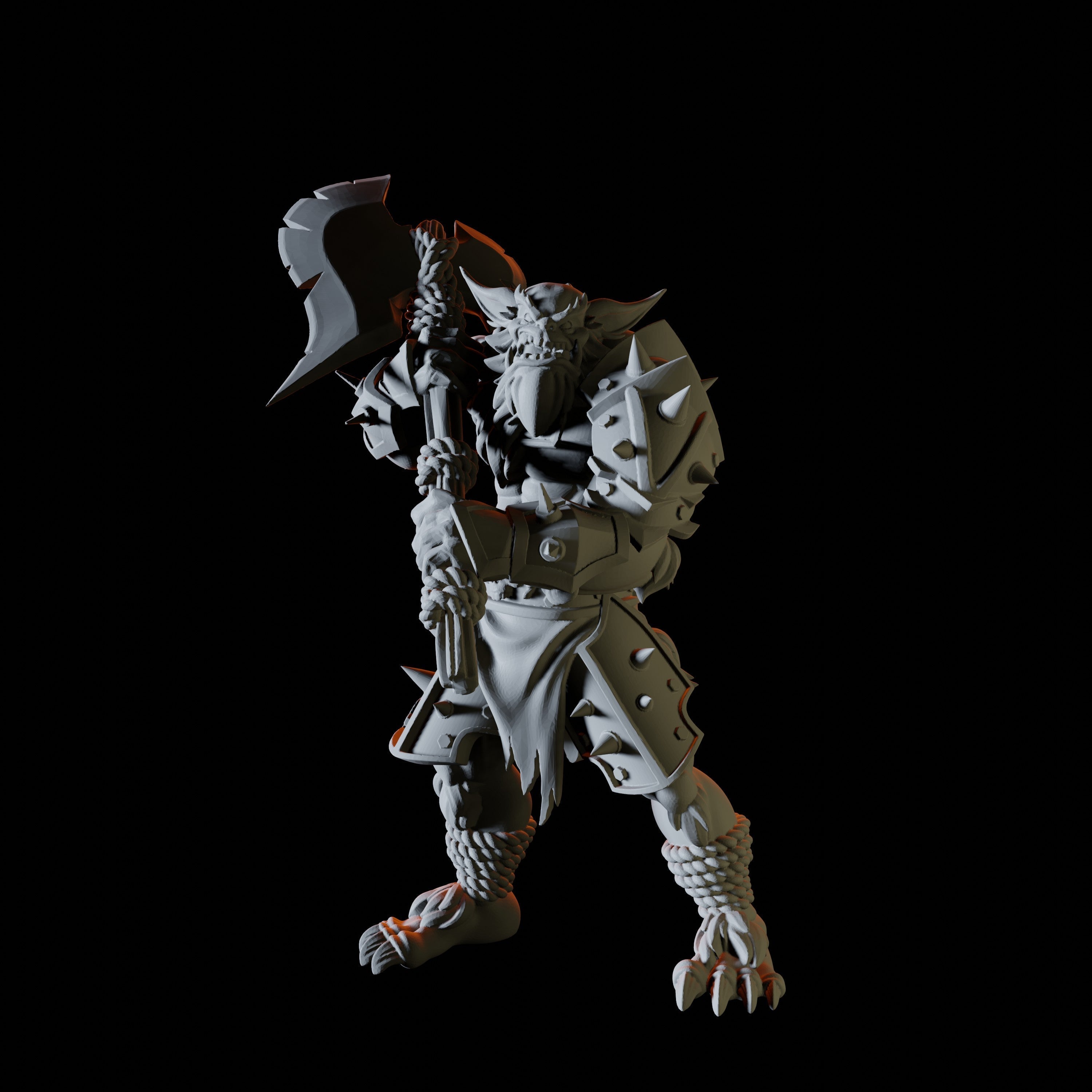 Angry Bugbear Miniature for Dungeons and Dragons - Myth Forged