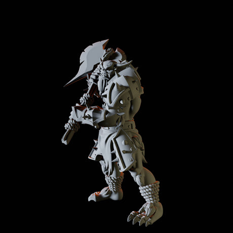 Axe Wielding Bugbear Miniature for Dungeons and Dragons, Pathfinder or other TTRPGs