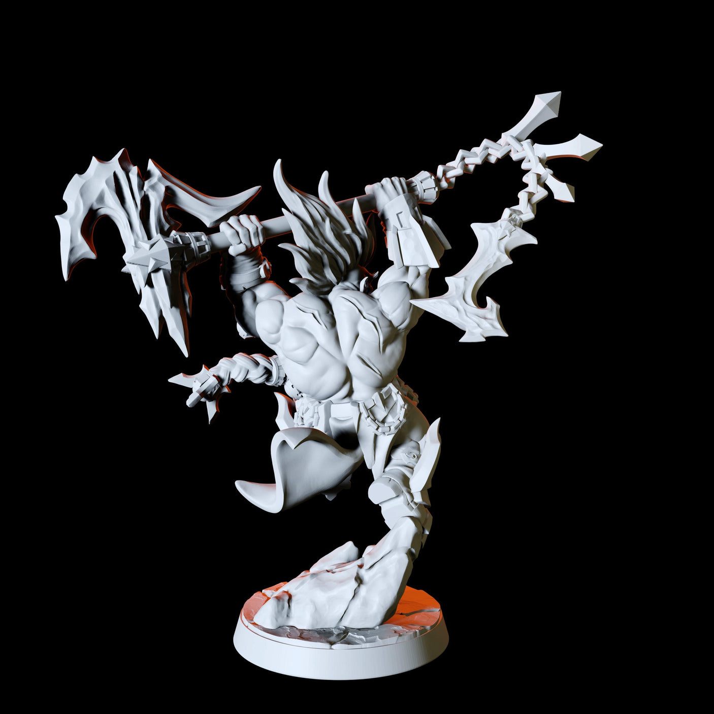 Axe Wielding Dwarf Miniature for Dungeons and Dragons, Pathfinder or other TTRPGs