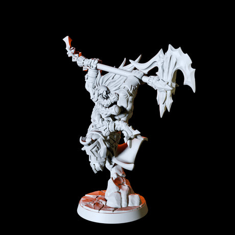 Axe Wielding Dwarf Miniature for Dungeons and Dragons, Pathfinder or other TTRPGs