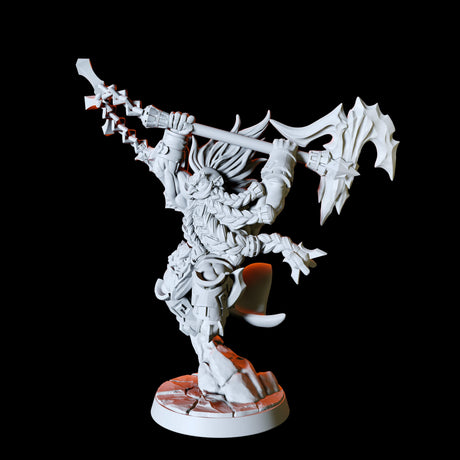 Axe Wielding Dwarf Miniature for Dungeons and Dragons, Pathfinder or other TTRPGs