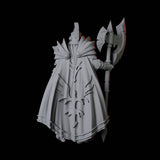 Axe-Wielding Knight A Miniature for Dungeons and Dragons, Pathfinder or other TTRPGs