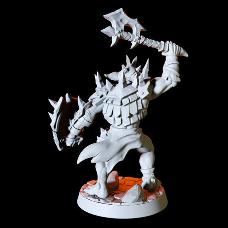 Axe and Shield Hobgoblin Miniature for Dungeons and Dragons, Pathfinder or other TTRPGs