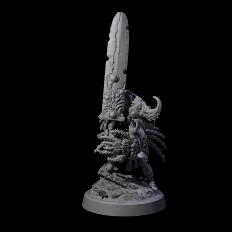Aztec Inspired Halfing Fighter Miniature for Dungeons and Dragons, Pathfinder or other TTRPGs