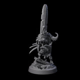 Aztec Inspired Halfing Fighter Miniature for Dungeons and Dragons, Pathfinder or other TTRPGs