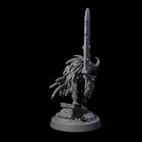 Aztec Inspired Halfing Fighter Miniature for Dungeons and Dragons, Pathfinder or other TTRPGs