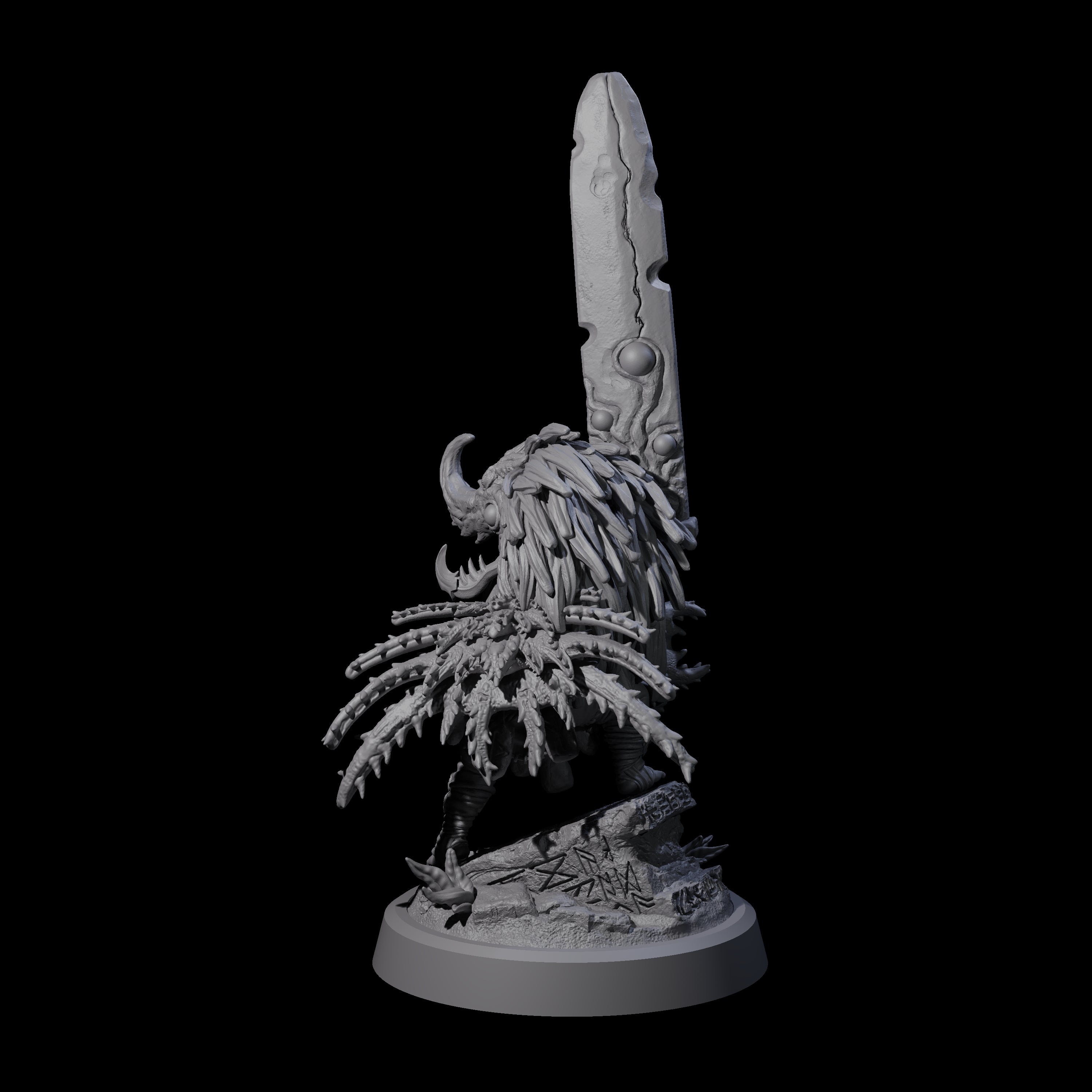 Aztec Inspired Halfing Fighter Miniature for Dungeons and Dragons, Pathfinder or other TTRPGs