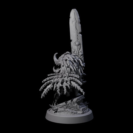 Aztec Inspired Halfing Fighter Miniature for Dungeons and Dragons, Pathfinder or other TTRPGs