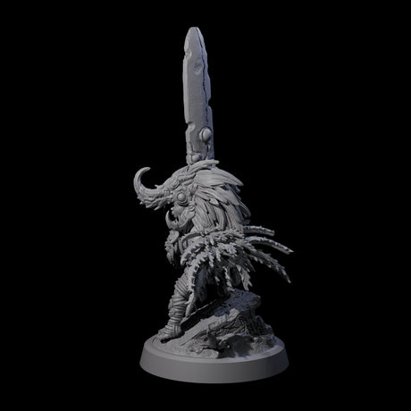 Aztec Inspired Halfing Fighter Miniature for Dungeons and Dragons, Pathfinder or other TTRPGs