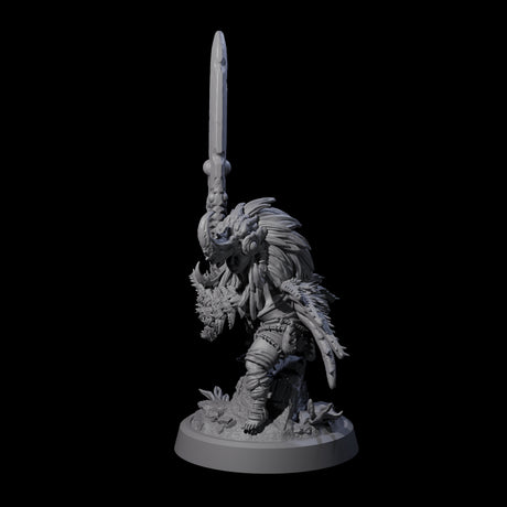 Aztec Inspired Halfing Fighter Miniature for Dungeons and Dragons, Pathfinder or other TTRPGs