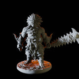 Aztec Ogre Miniature for Dungeons and Dragons, Pathfinder or other TTRPGs