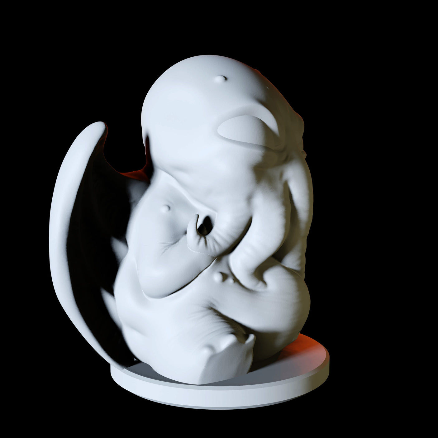 Baby Cthulhu Familiar Miniature for Dungeons and Dragons, Pathfinder or other TTRPGs