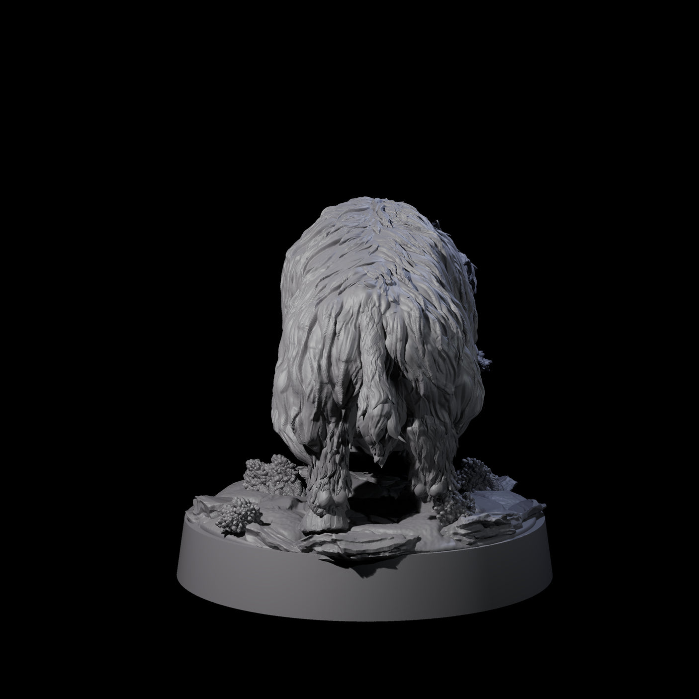 Baby Yak Miniature for Dungeons and Dragons, Pathfinder or other TTRPGs