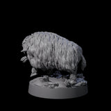 Baby Yak Miniature for Dungeons and Dragons, Pathfinder or other TTRPGs