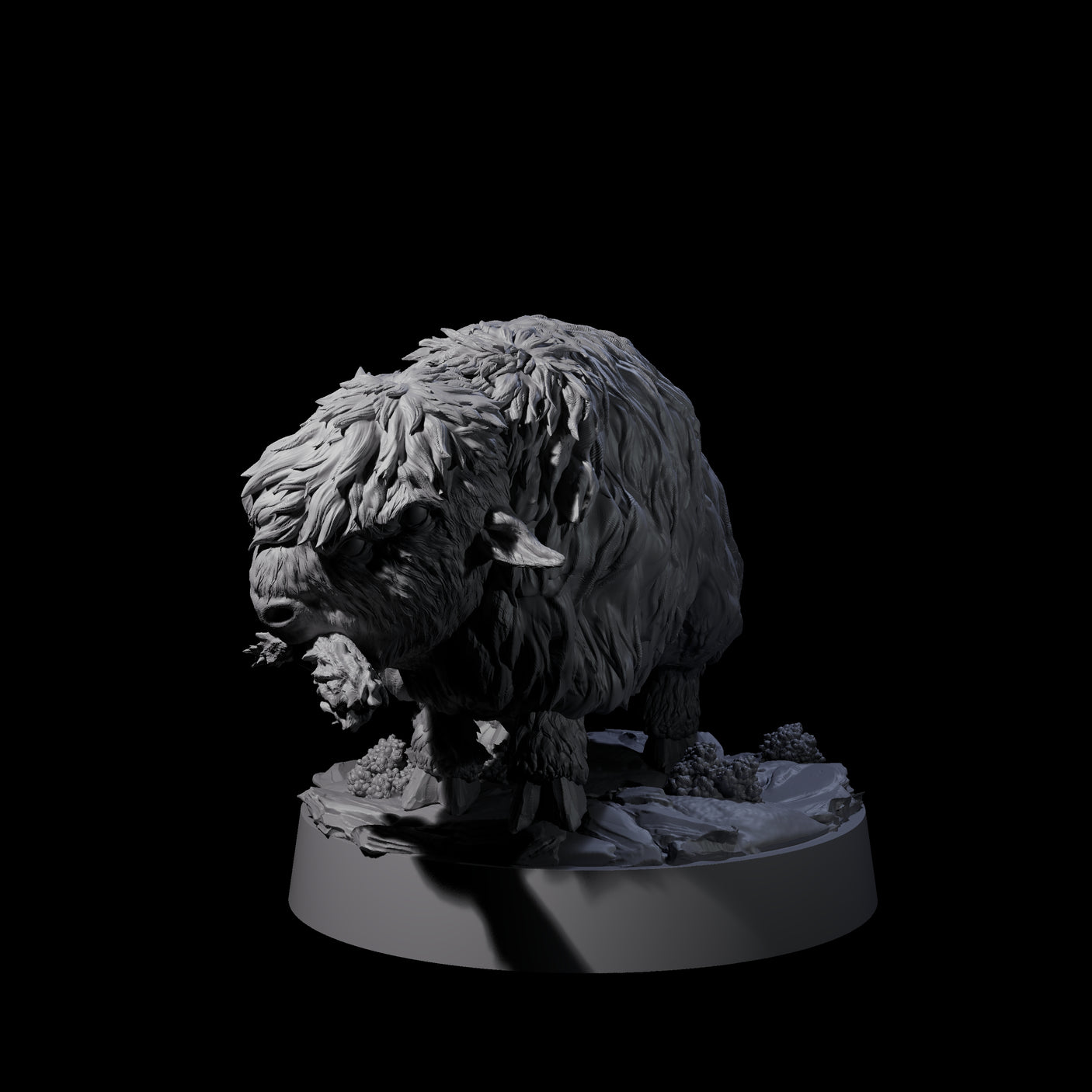 Baby Yak Miniature for Dungeons and Dragons, Pathfinder or other TTRPGs