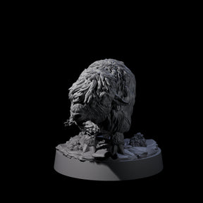 Baby Yak Miniature for Dungeons and Dragons, Pathfinder or other TTRPGs