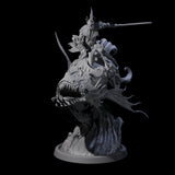 Balancing Myrmidon on Lanternfish B Miniature for Dungeons and Dragons, Pathfinder or other TTRPGs