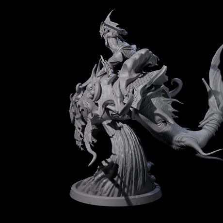 Balancing Myrmidon on Lanternfish B Miniature for Dungeons and Dragons, Pathfinder or other TTRPGs