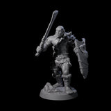 Bald Orc A Miniature for Dungeons and Dragons, Pathfinder or other TTRPGs