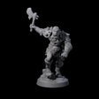 Bald Orc B Miniature for Dungeons and Dragons, Pathfinder or other TTRPGs