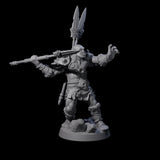 Bald Orc C Miniature for Dungeons and Dragons, Pathfinder or other TTRPGs