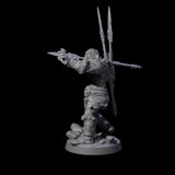 Bald Orc C Miniature for Dungeons and Dragons, Pathfinder or other TTRPGs