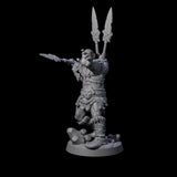 Bald Orc C Miniature for Dungeons and Dragons, Pathfinder or other TTRPGs