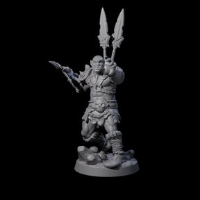 Bald Orc C Miniature for Dungeons and Dragons, Pathfinder or other TTRPGs